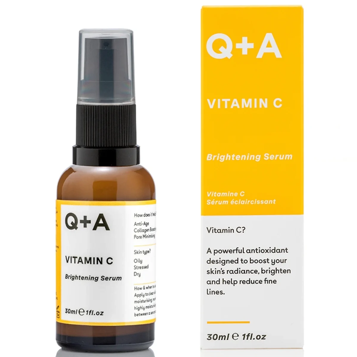 Q+A Vitamin C Brightening Serum 30 ml