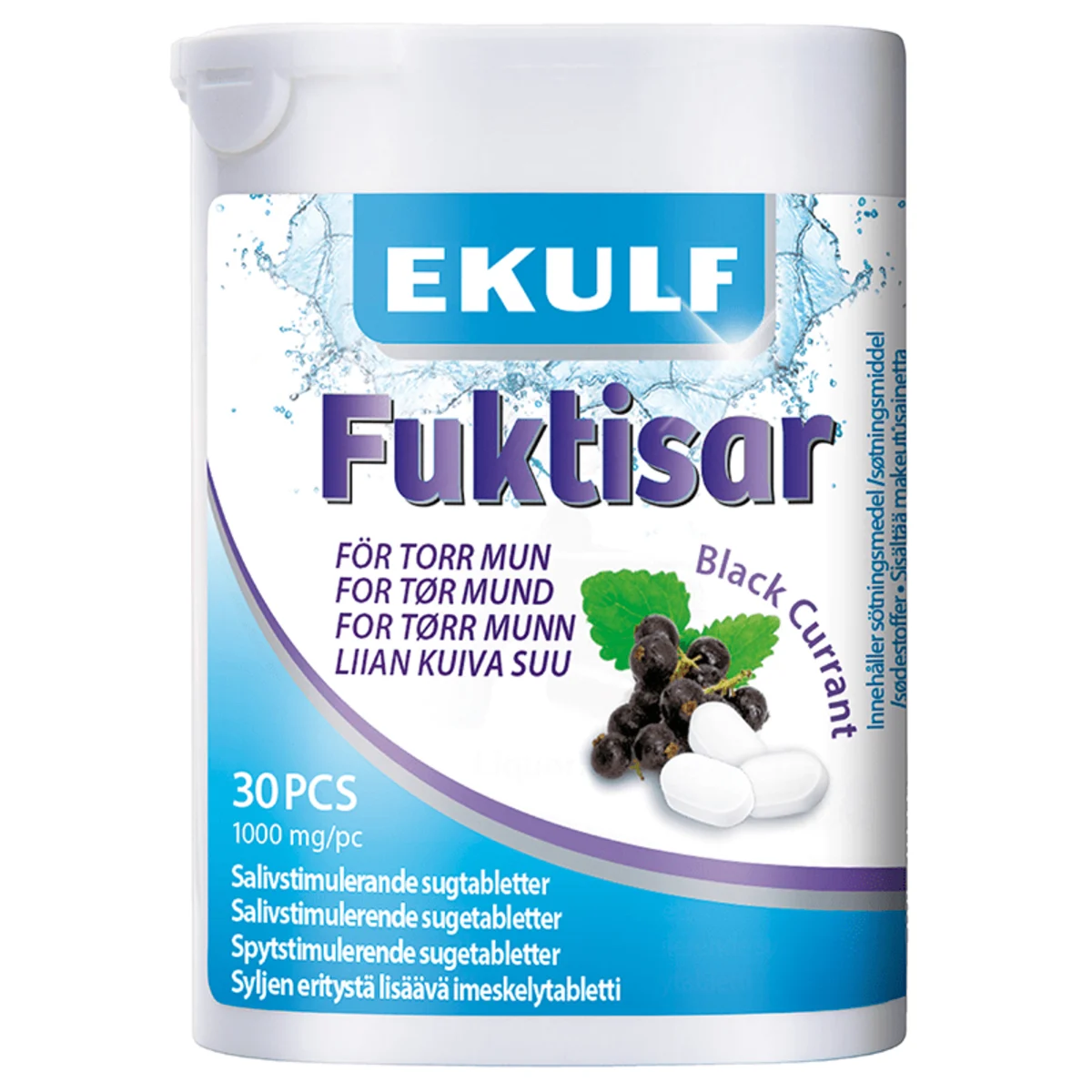 Ekulf Fuktisar 30 st Svarta vinbär