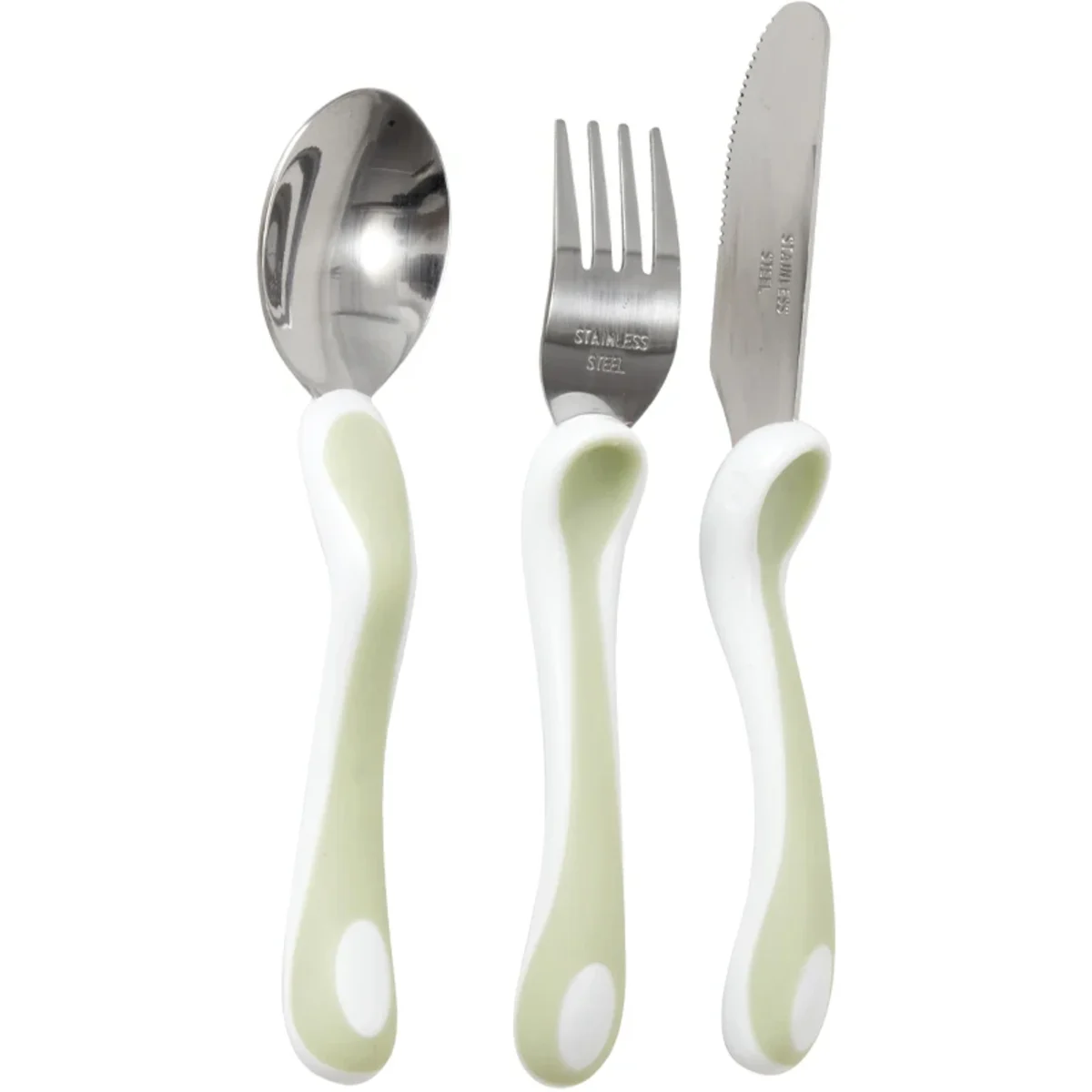 Bambino Eat Like a Pro! Fork, Knife & Spoon Turquoise