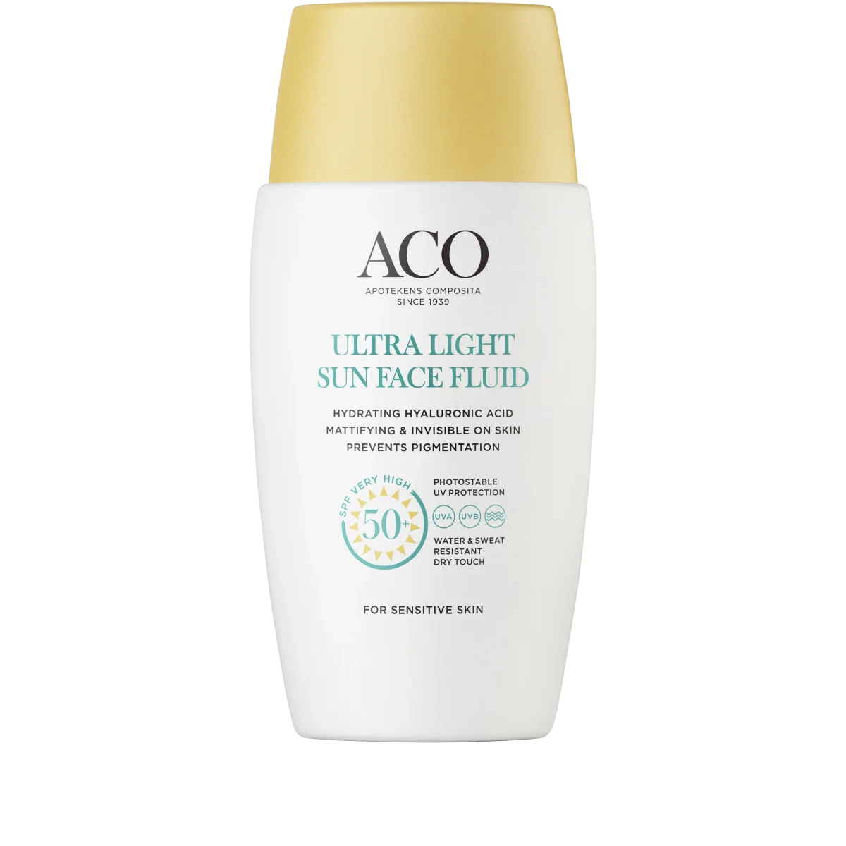 ACO Sun Light Face Fluid SPF 50+, 40 ml