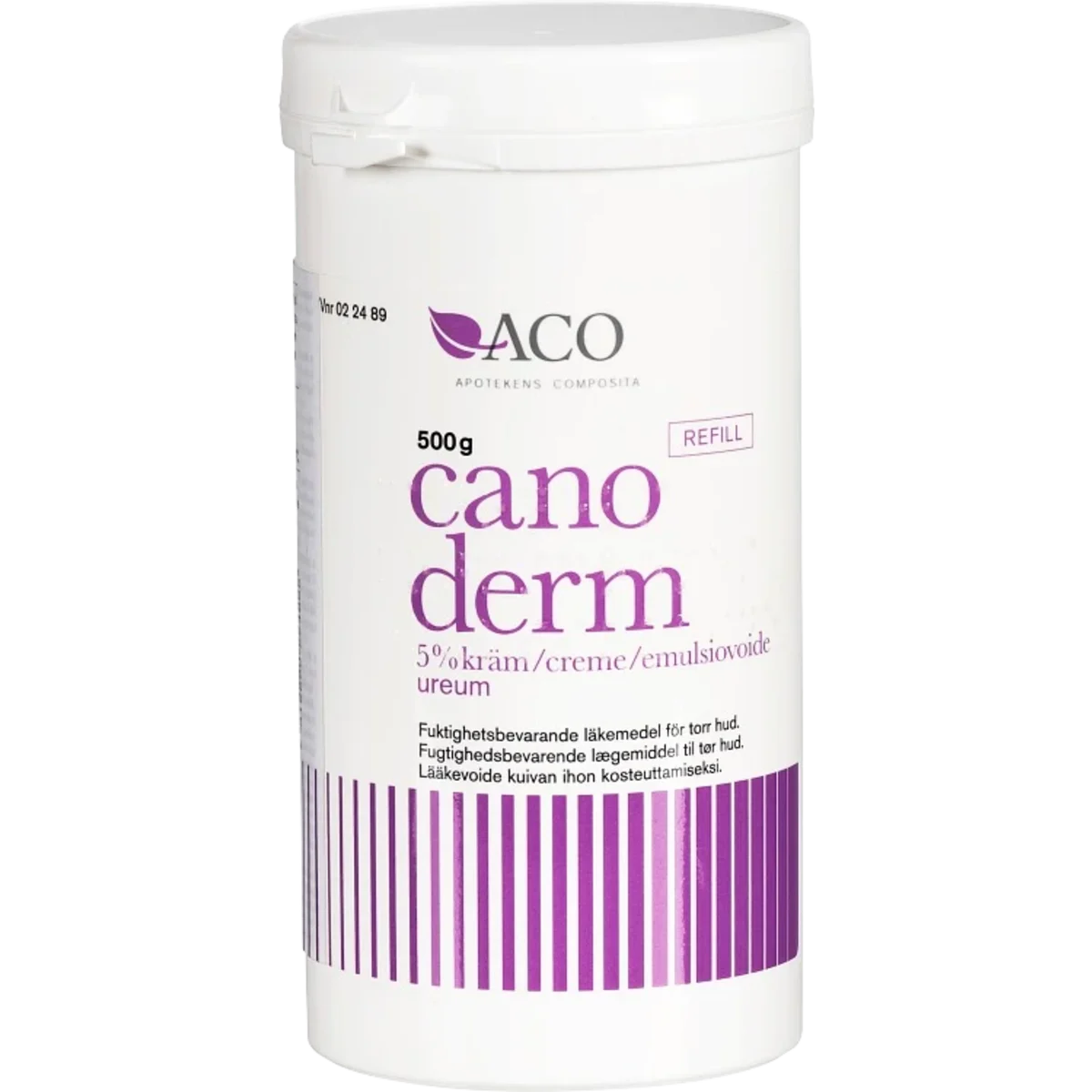 Canoderm, kräm refill 5 % 500 g