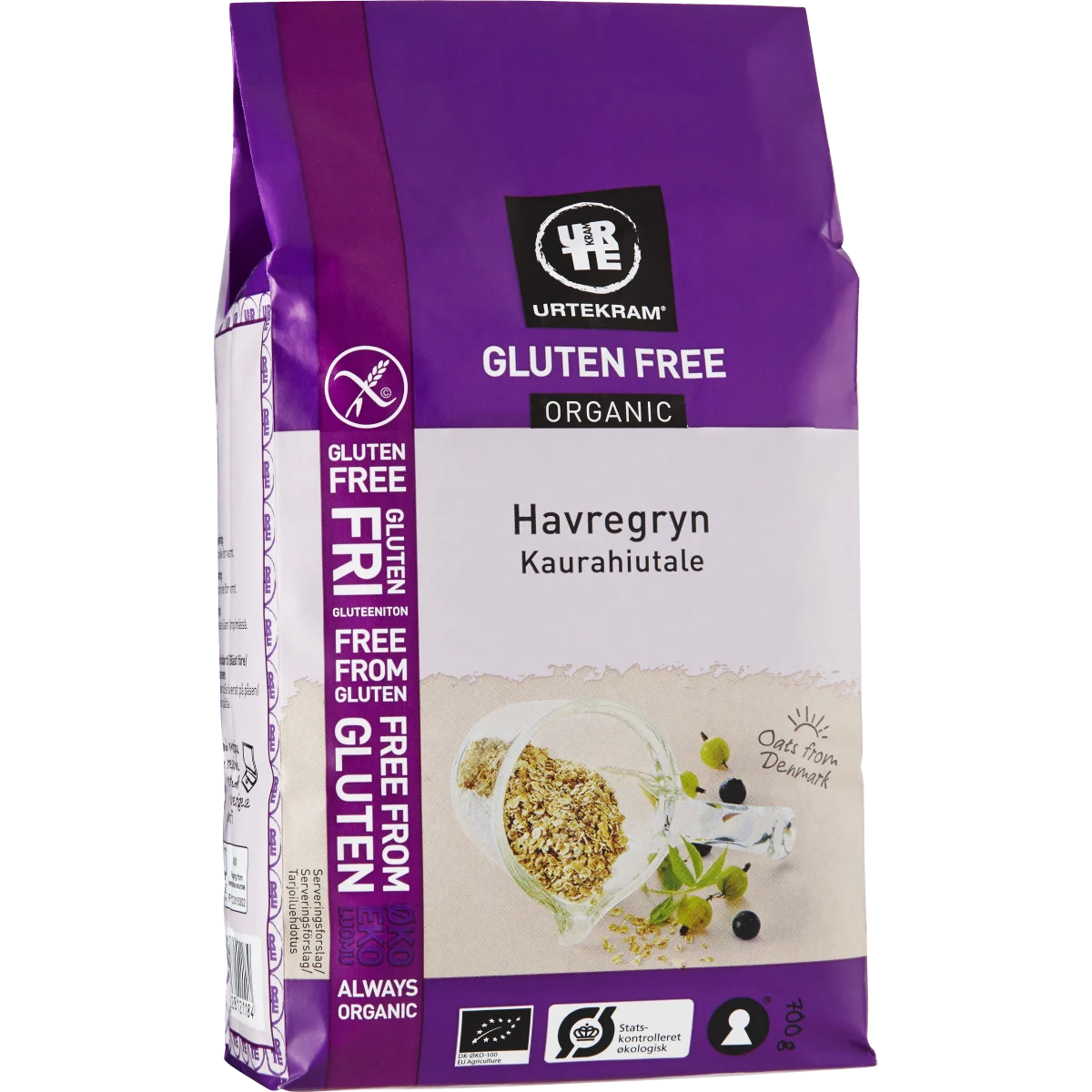 Urtekram glutenfria HAVREGRYN Eko 700 g