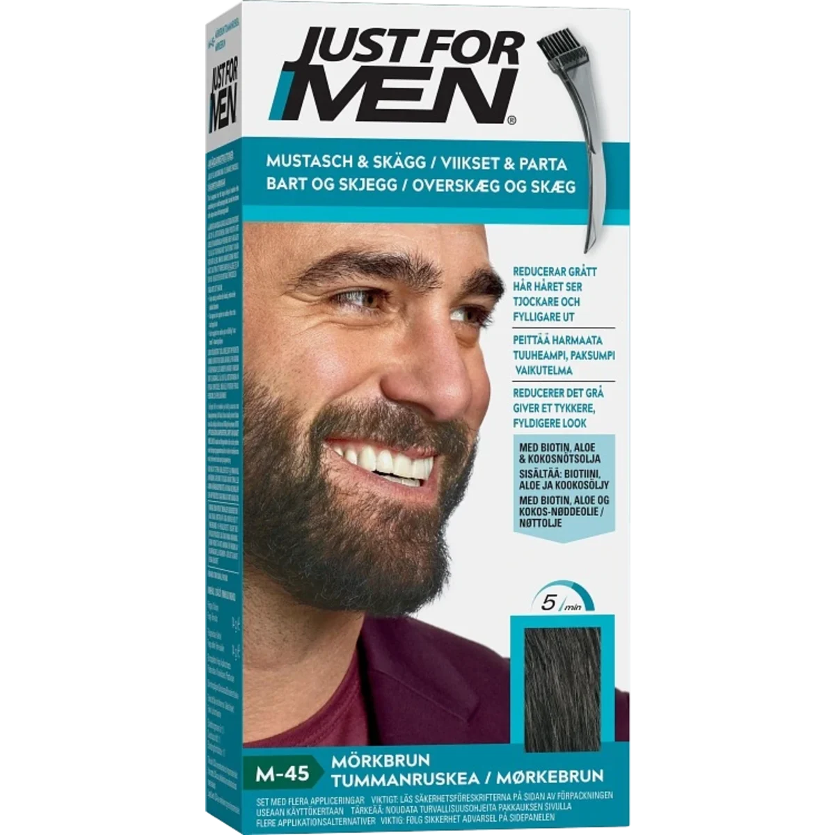 Just For Men Mustache & Beard Skäggfärg Dark Brown
