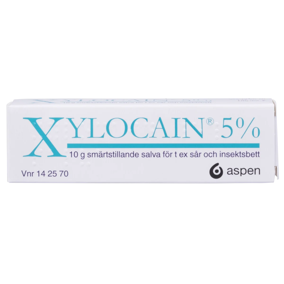 Xylocain, salva 5 % 10 g