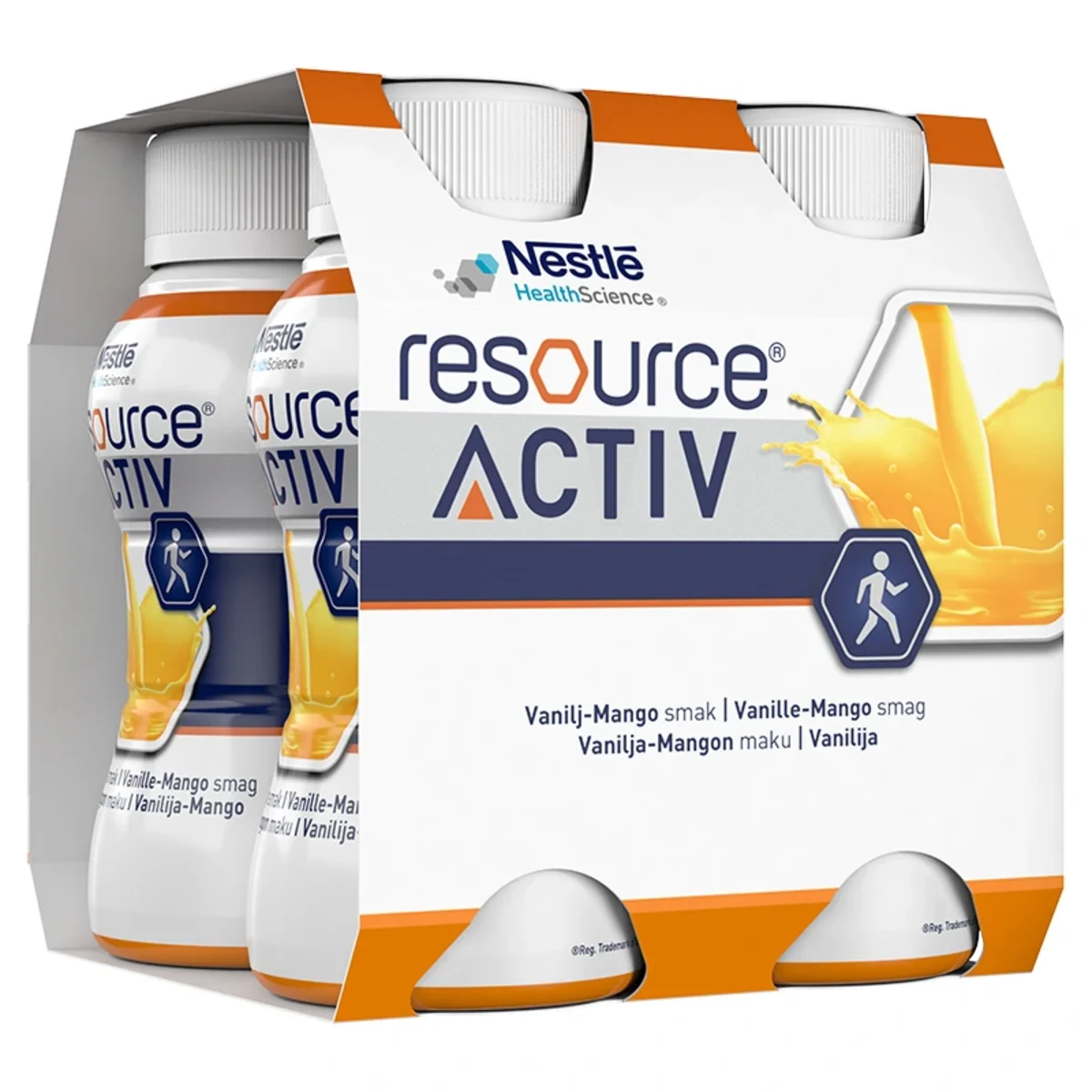 Resource Activ Vanilj/Mango 4 x 200 ml