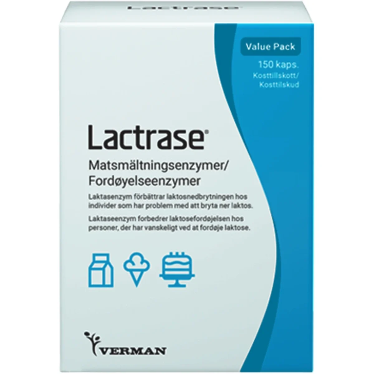 Lactrase Kapslar 150 st