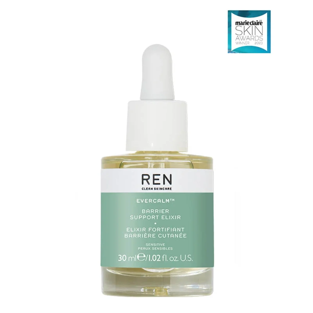REN Clean Skincare Evercalm Barrier Support Elixir 30 ml