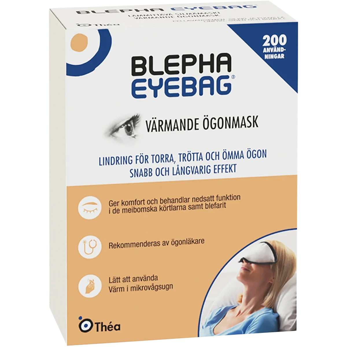 BLEPHA EYEBAG ögonmask 1 st