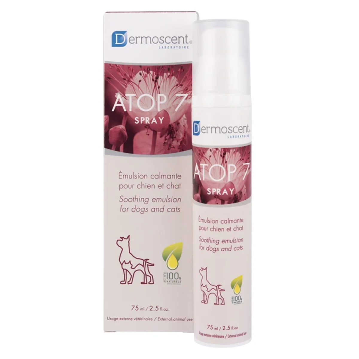Dermoscent ATOP 7® Spray för hundar & katter 75 ml