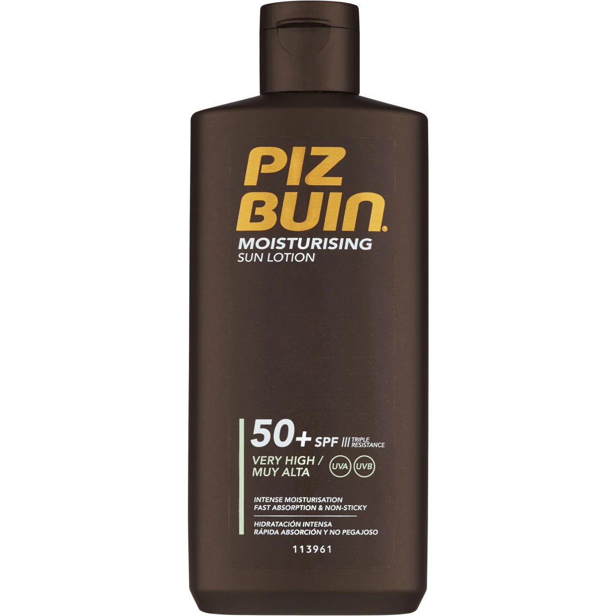 PIZ BUIN Moisturising Sun Lotion SPF 50+, 200 ml