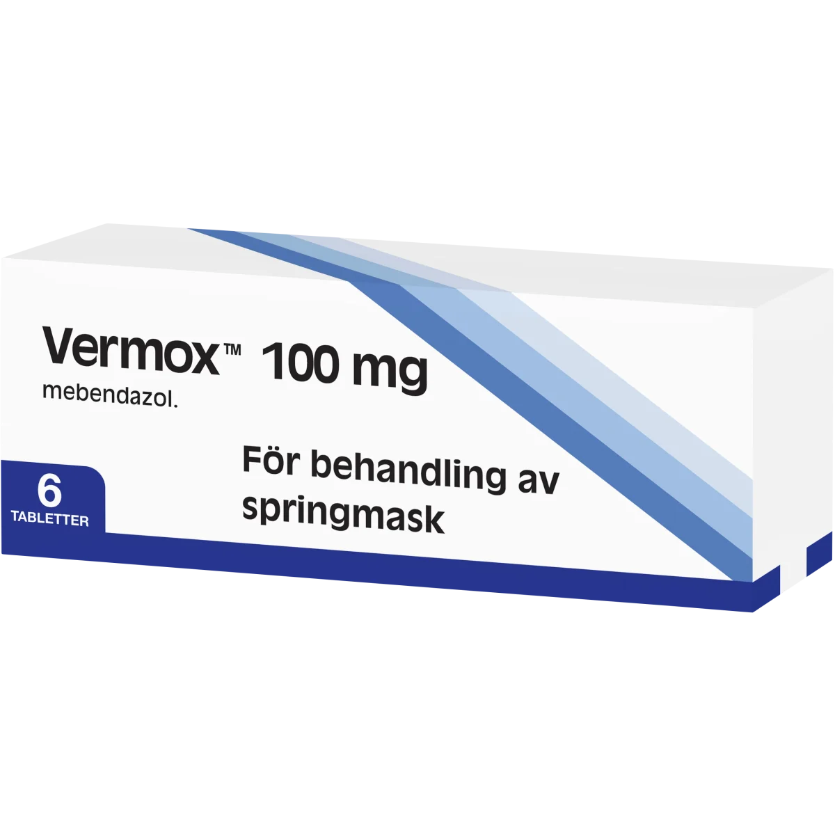 Vermox Tablett 100 mg, 6 tabletter