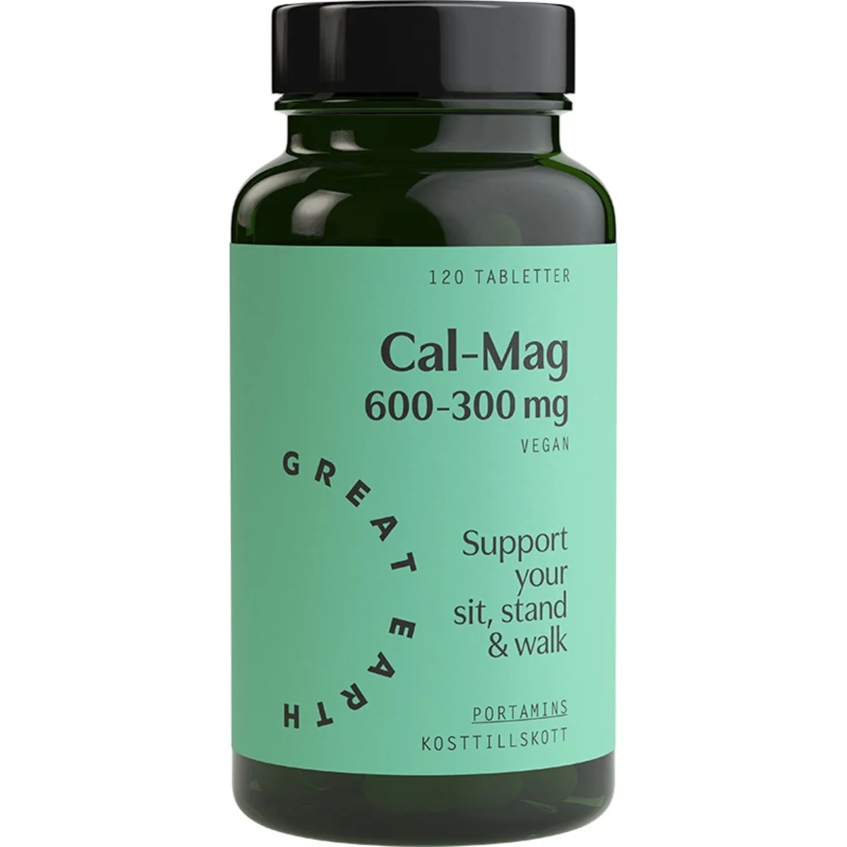 Great Earth Cal-Mag 600-300 mg 120 tabletter