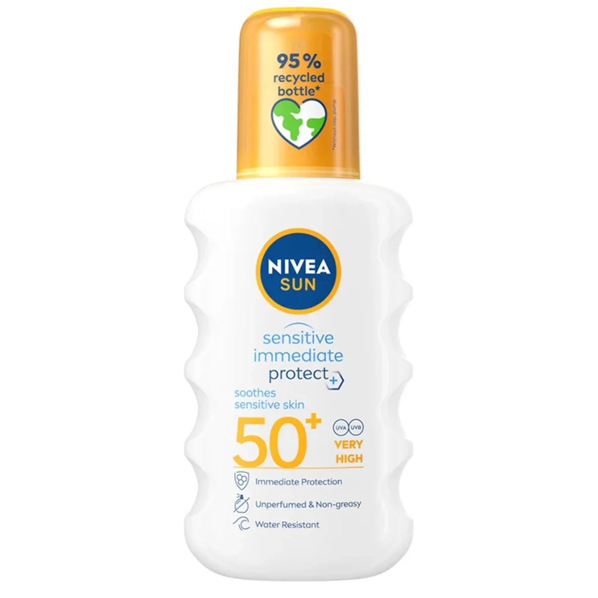 Nivea Sun Sensitive Immediate Protect Soothing Sun Spray SPF 50+, 200 ml