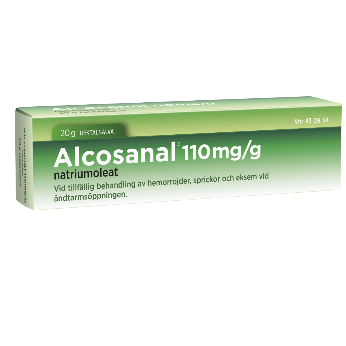 Alcosanal Rektalsalva 110 mg/g 20 g