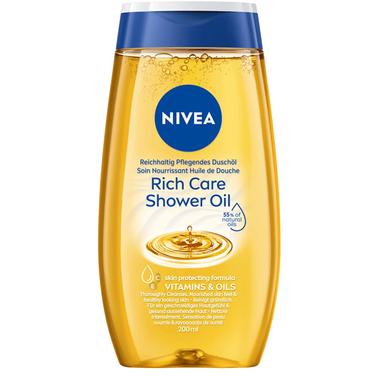Nivea Rich Caring Shower Oil Natural 200 ml