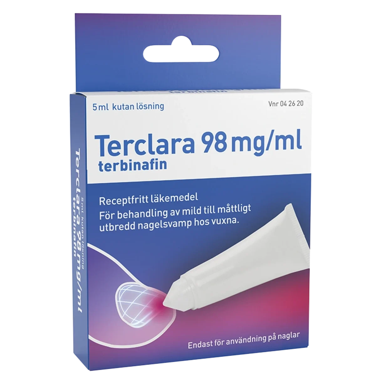 Terclara Kutan lösning 98mg/ml Tub, 5ml