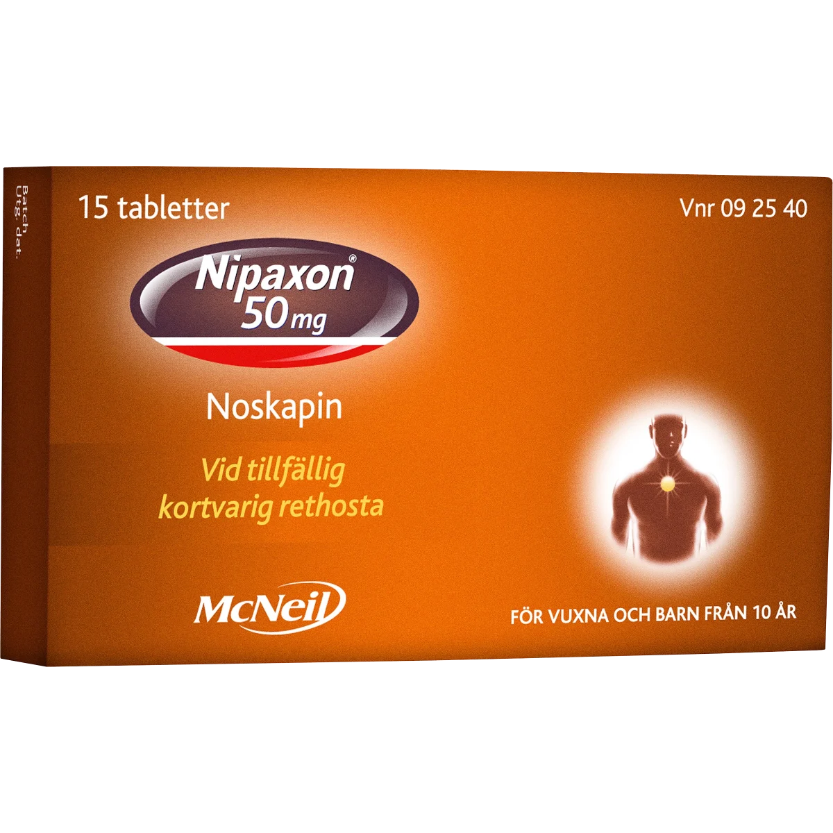 Nipaxon tablett 50 mg 15 st