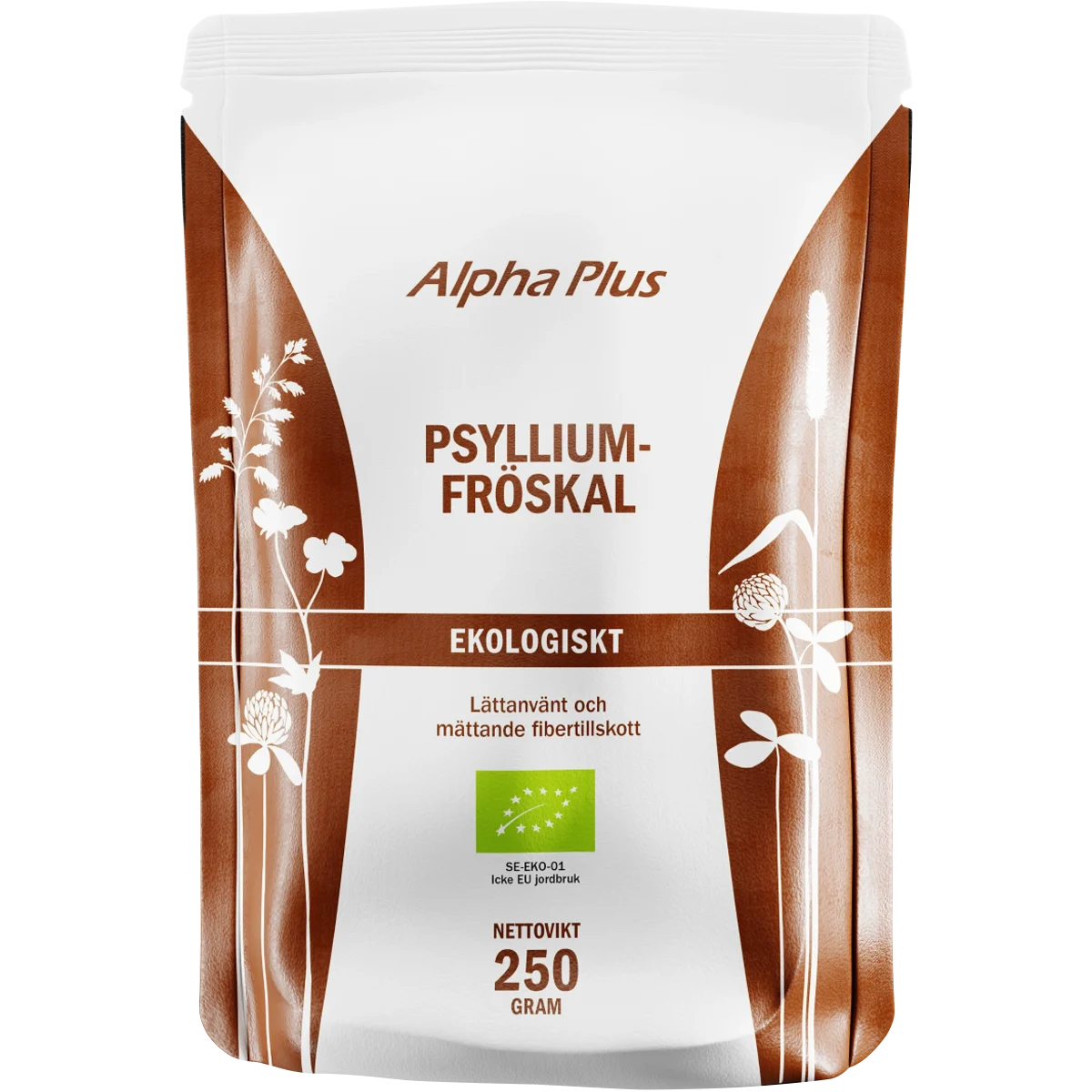 Alpha Plus Psylliumfröskal Eko 250 g