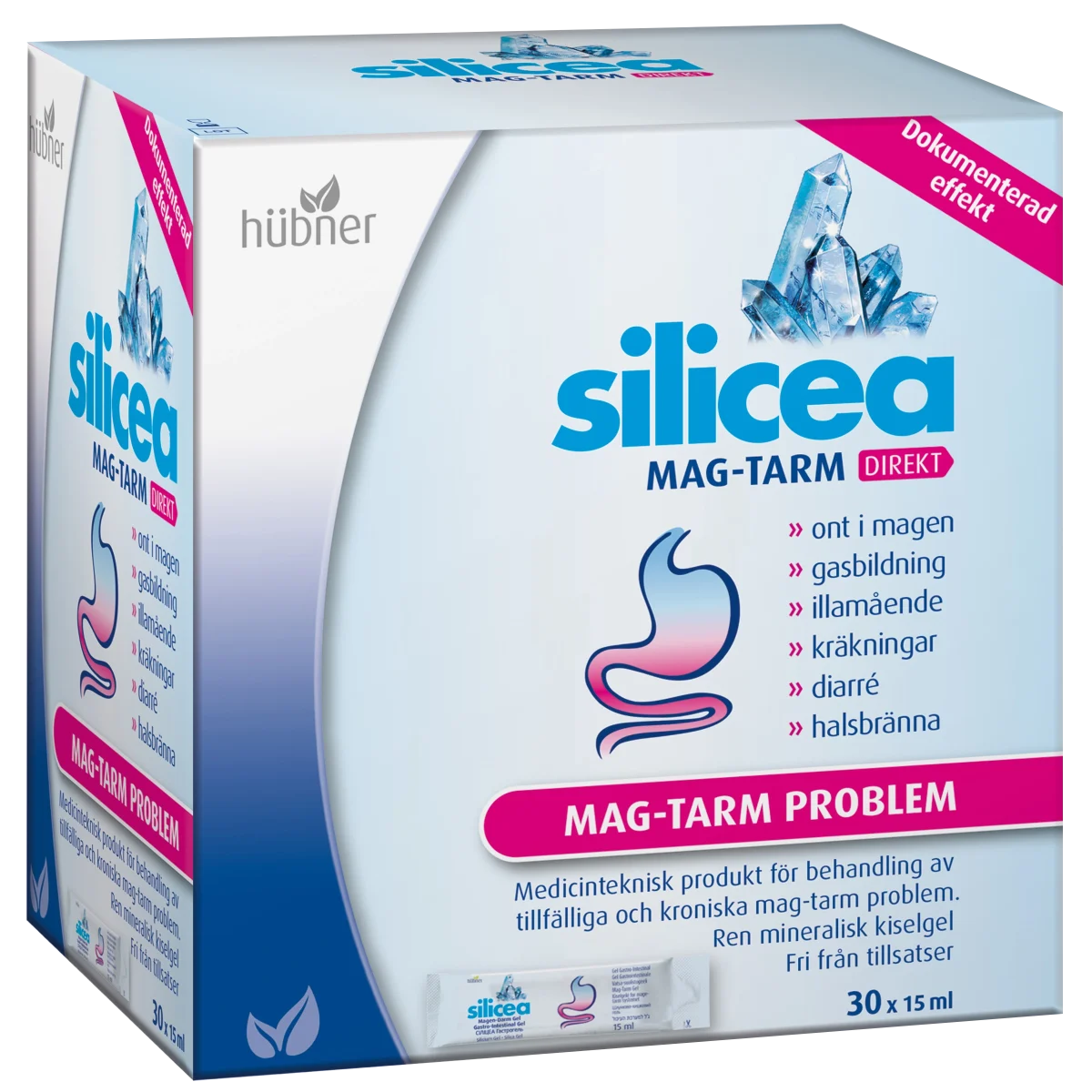 Silicea Mag-Tarm Direkt dospåse 30x15 ml
