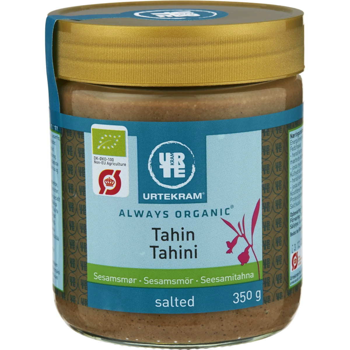Urtekram Tahini Sesamsmör med Salt Eko 350 g