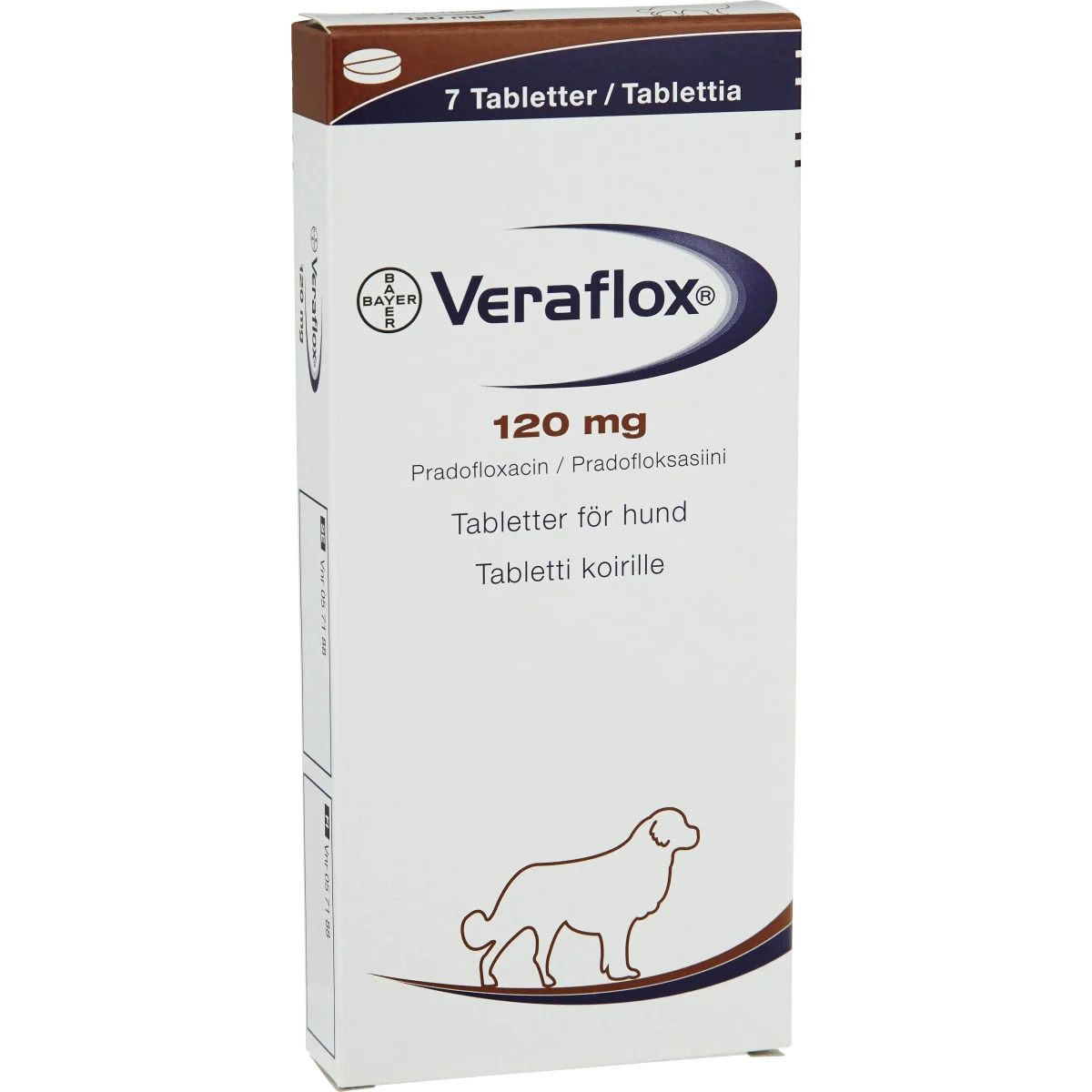 Veraflox Tablett 120mg Blister, 7tabletter