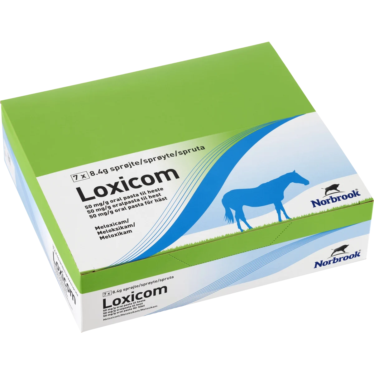 Loxicom Oral pasta 50mg/g Förfylld spruta, 7x8