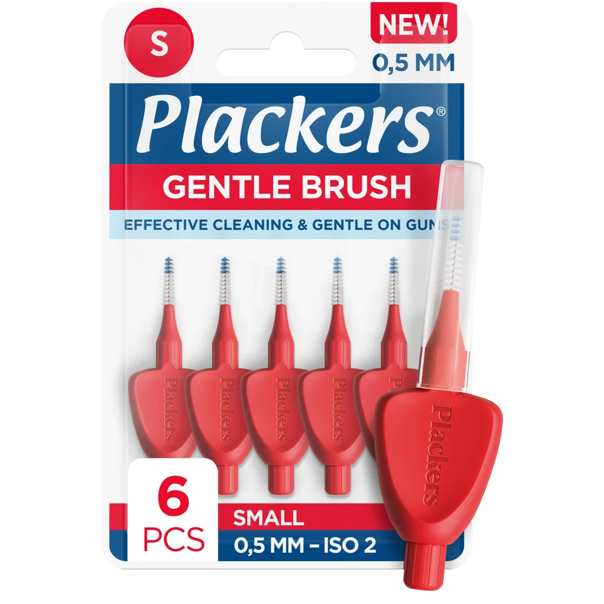 Plackers Gentle Brush 0,5 mm 6st