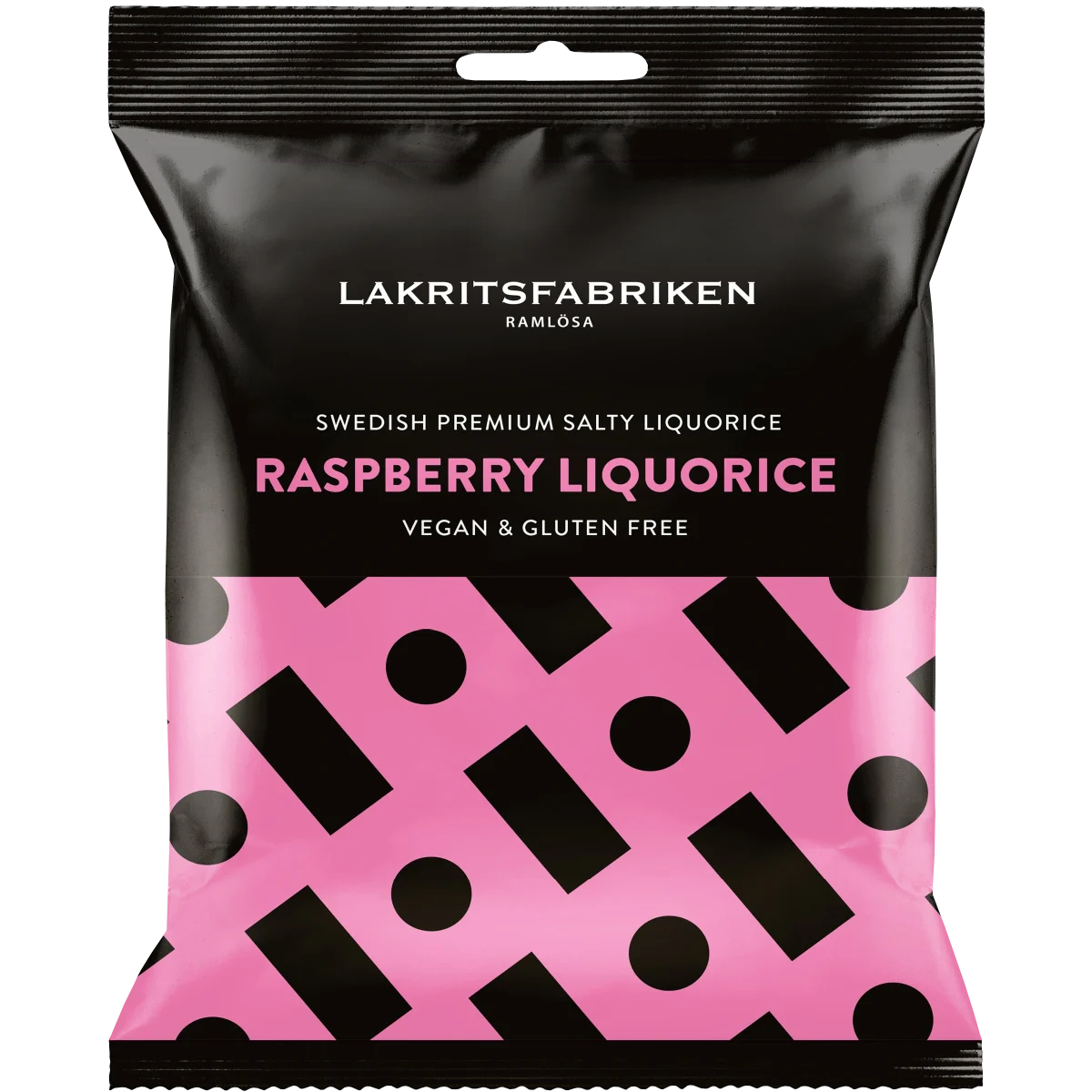 Lakritsfabriken Premium White Salty Raspberry 100 g
