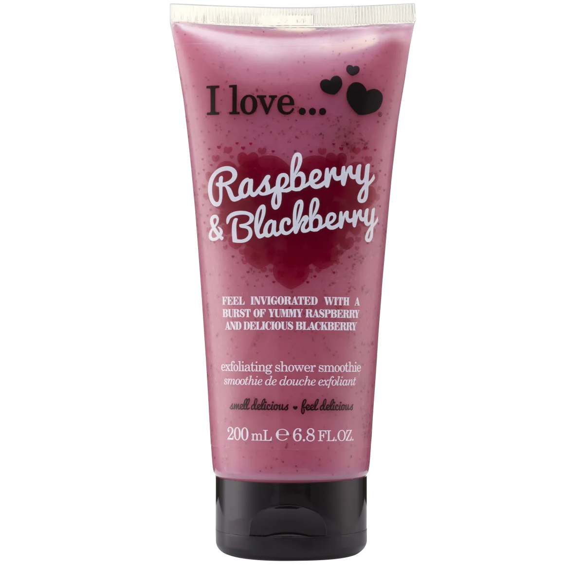 I Love Raspberry & Blackberry Exfoliating Shower Smoothie 200 ml