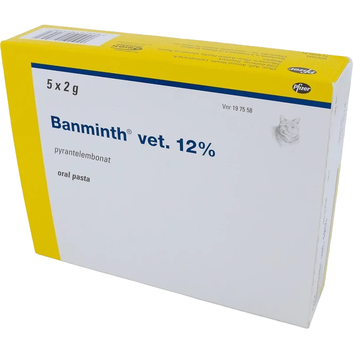 Banminth vet. oral pasta förfylld dosspruta för katt
