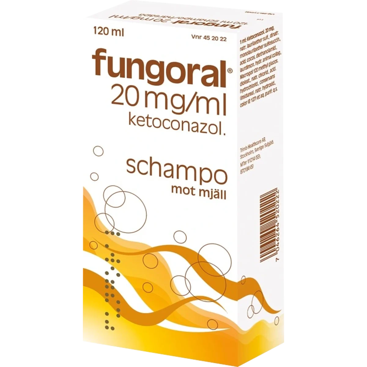 Fungoral schampo 20 mg/ml 120 ml