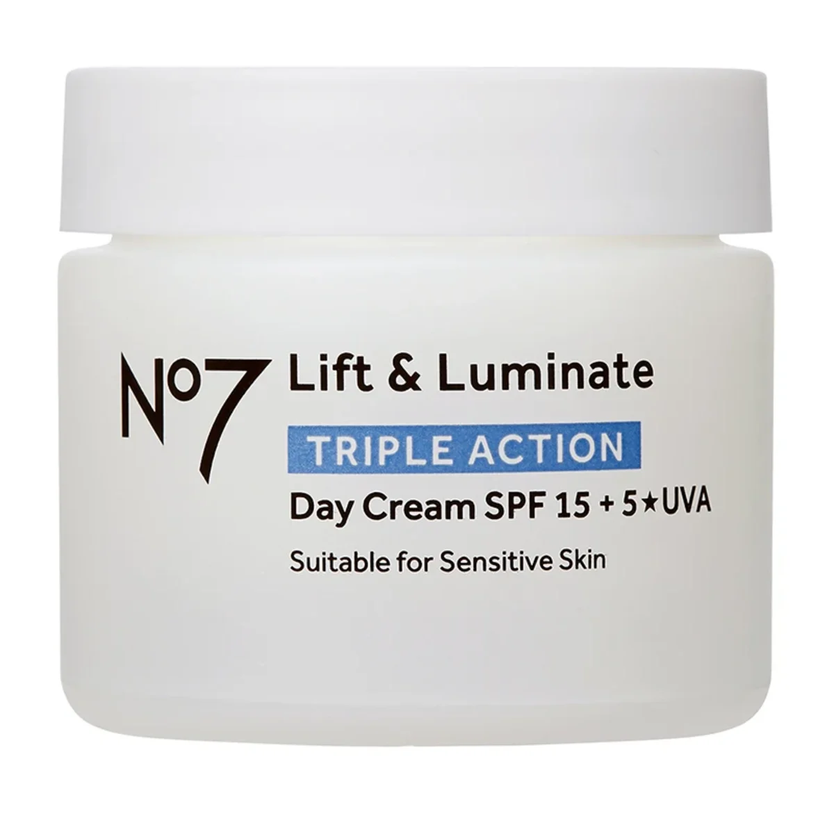 No7 Lift & Luminate Triple Action Day Cream SPF 15, 50 ml