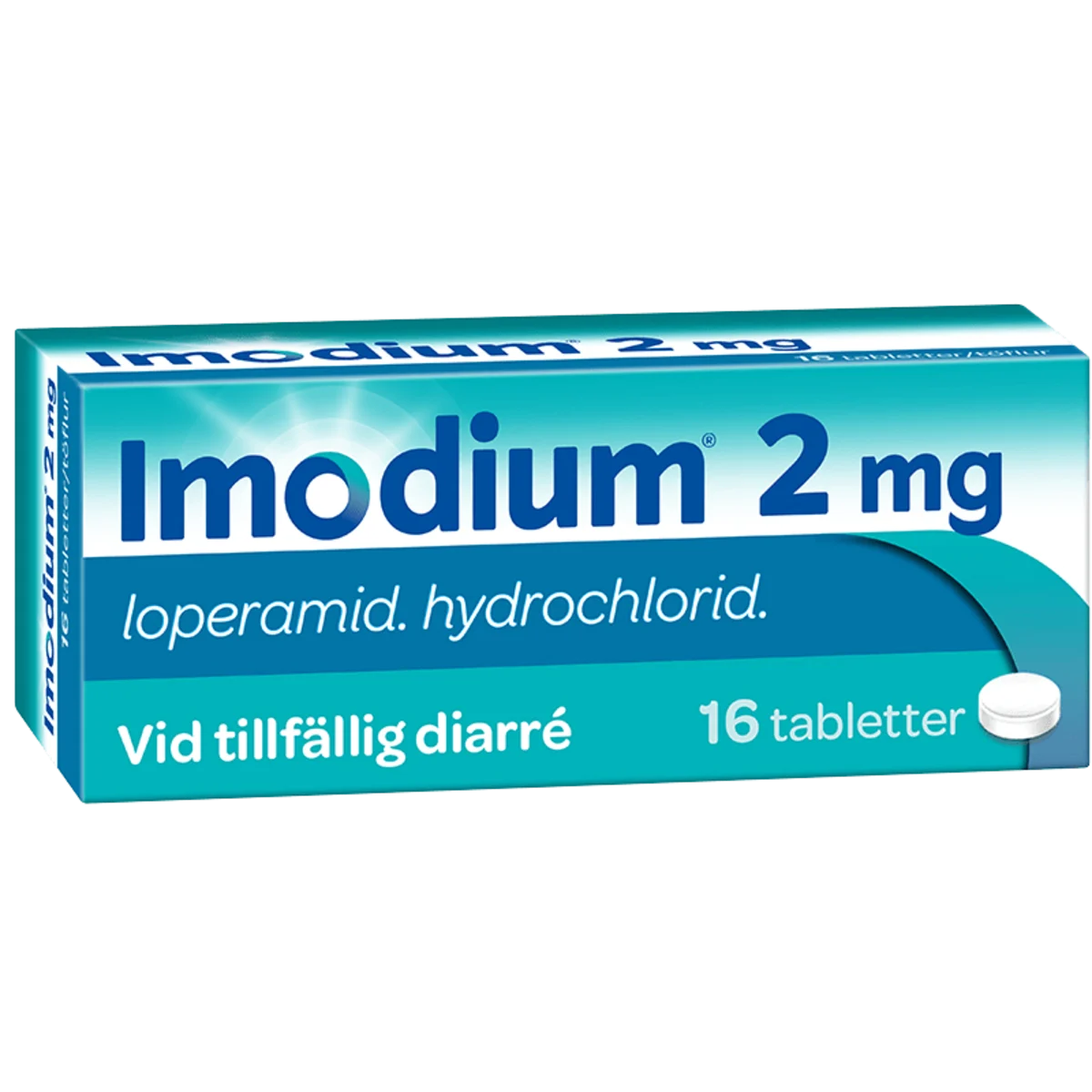 Imodium tablett 2 mg, 16 st