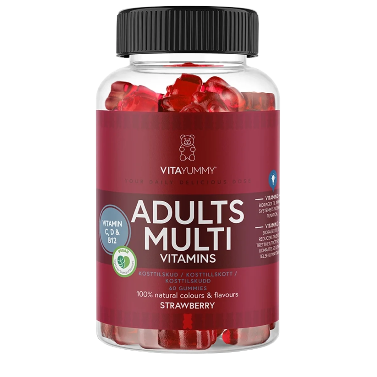 VitaYummy Adults Multivitamin Strawberry 60 st