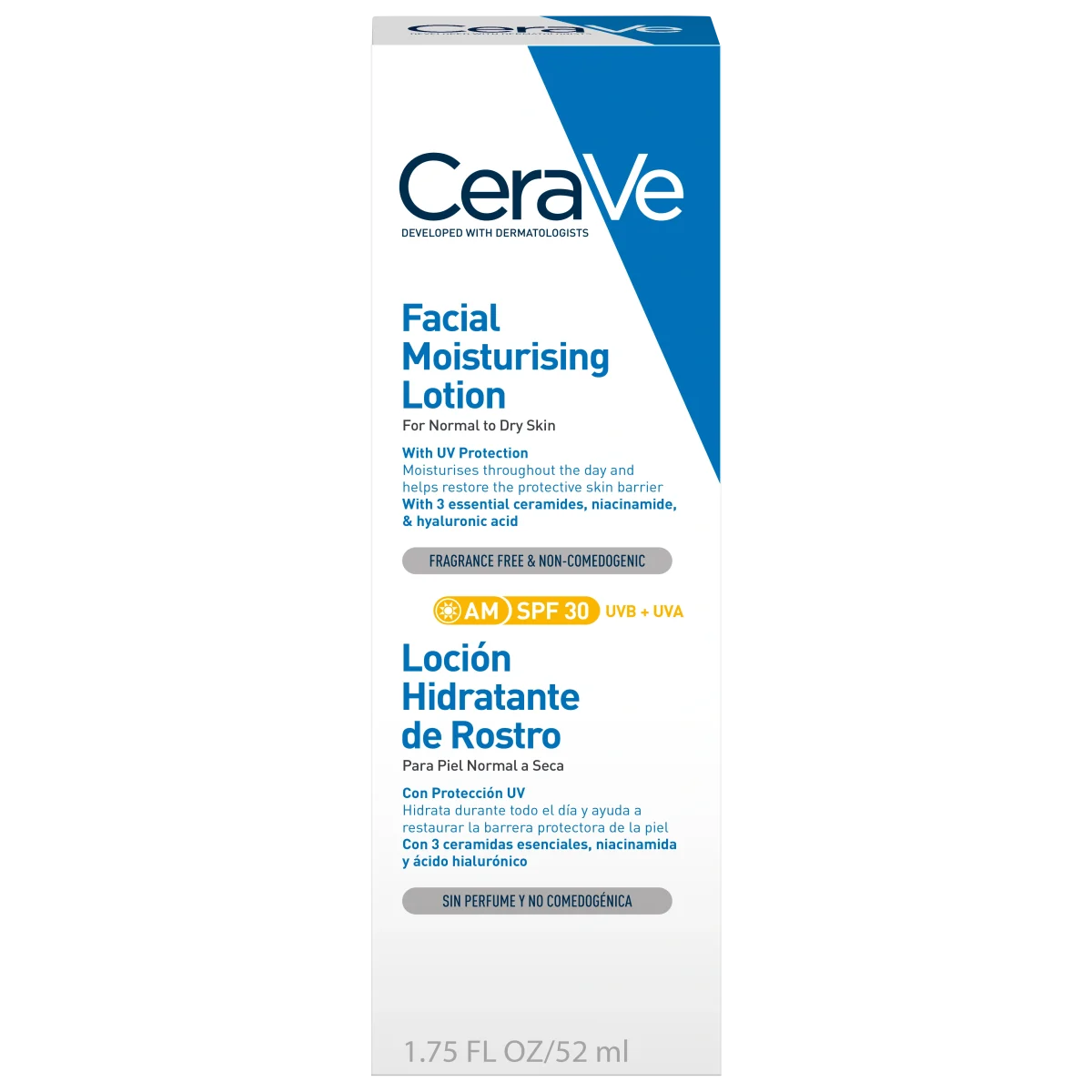 CeraVe Facial Moisturising Lotion AM SPF 30, 52 ml