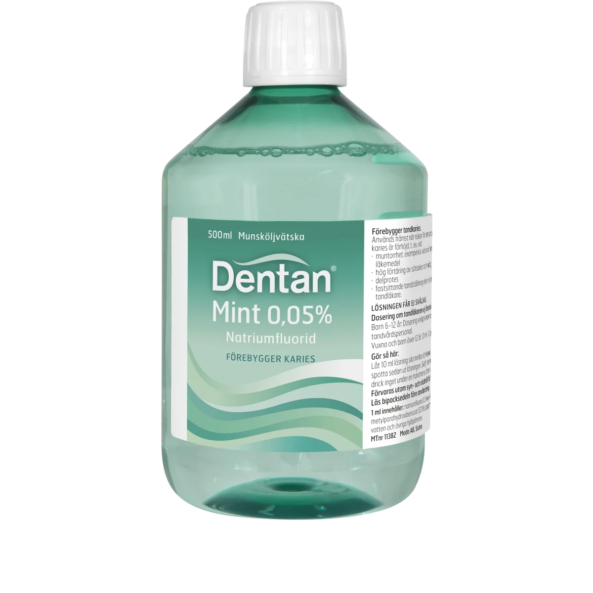 Dentan Mint munskölj 0,05 % 500 ml