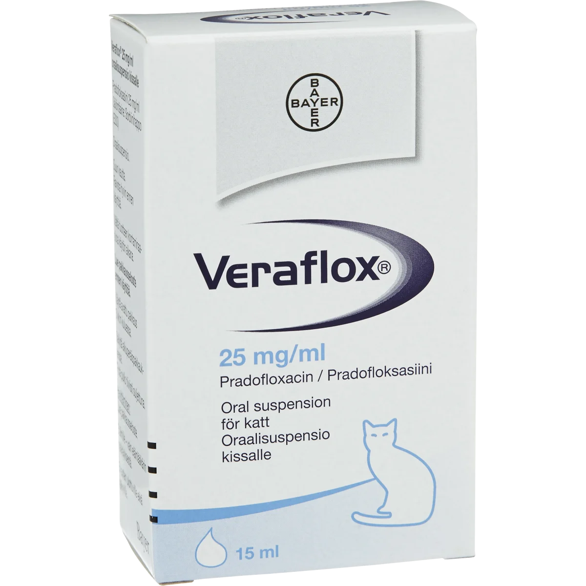Veraflox Oral suspension 25mg/ml Flaska, 15ml