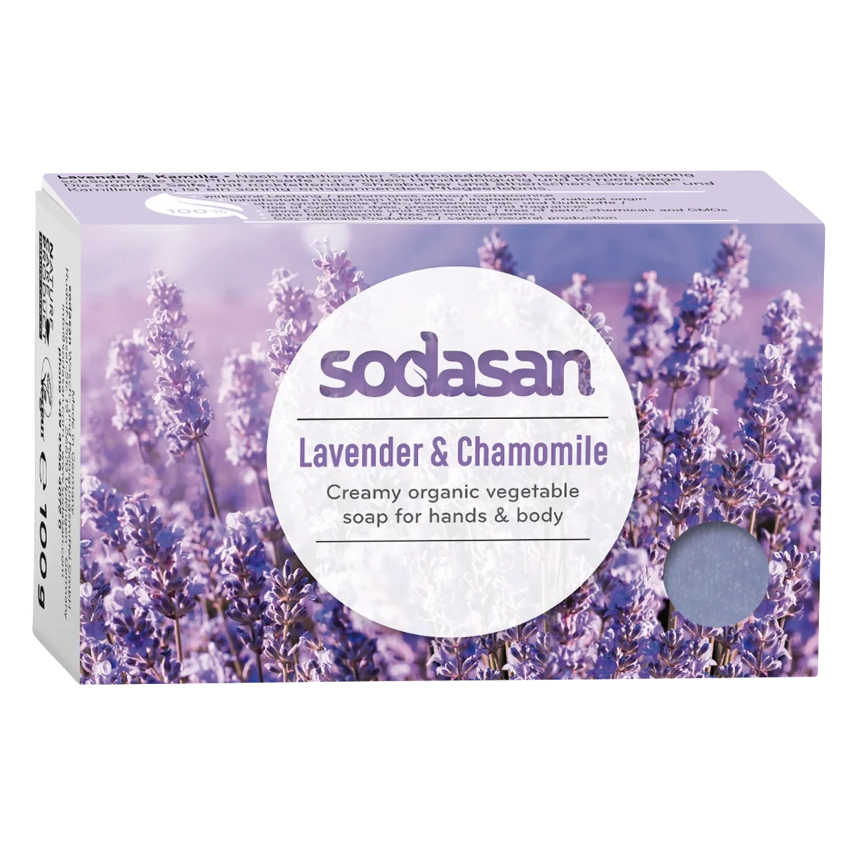 Sodasan Ekologisk Tvål Lavendel & Kamomill 100 g