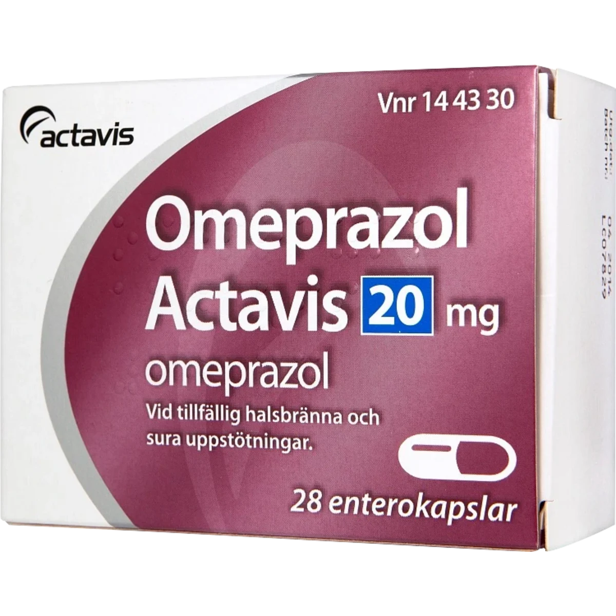 Omeprazol Actavis kapsel 20 mg 28 st