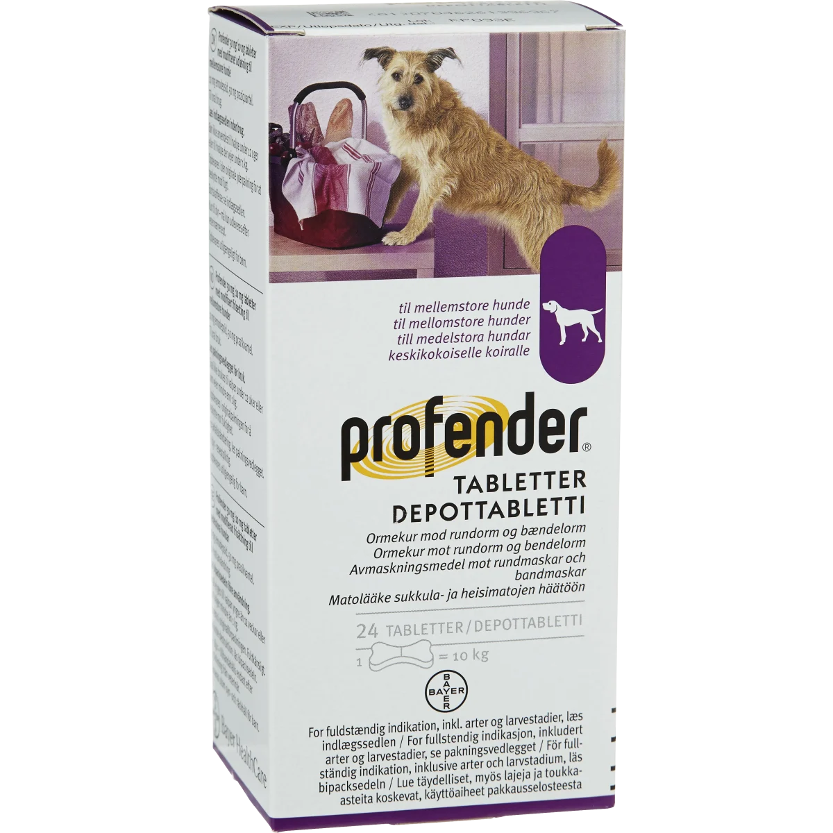 Profender Tablett med modifierad frisättning 50mg/10mg Blister, 24tabletter