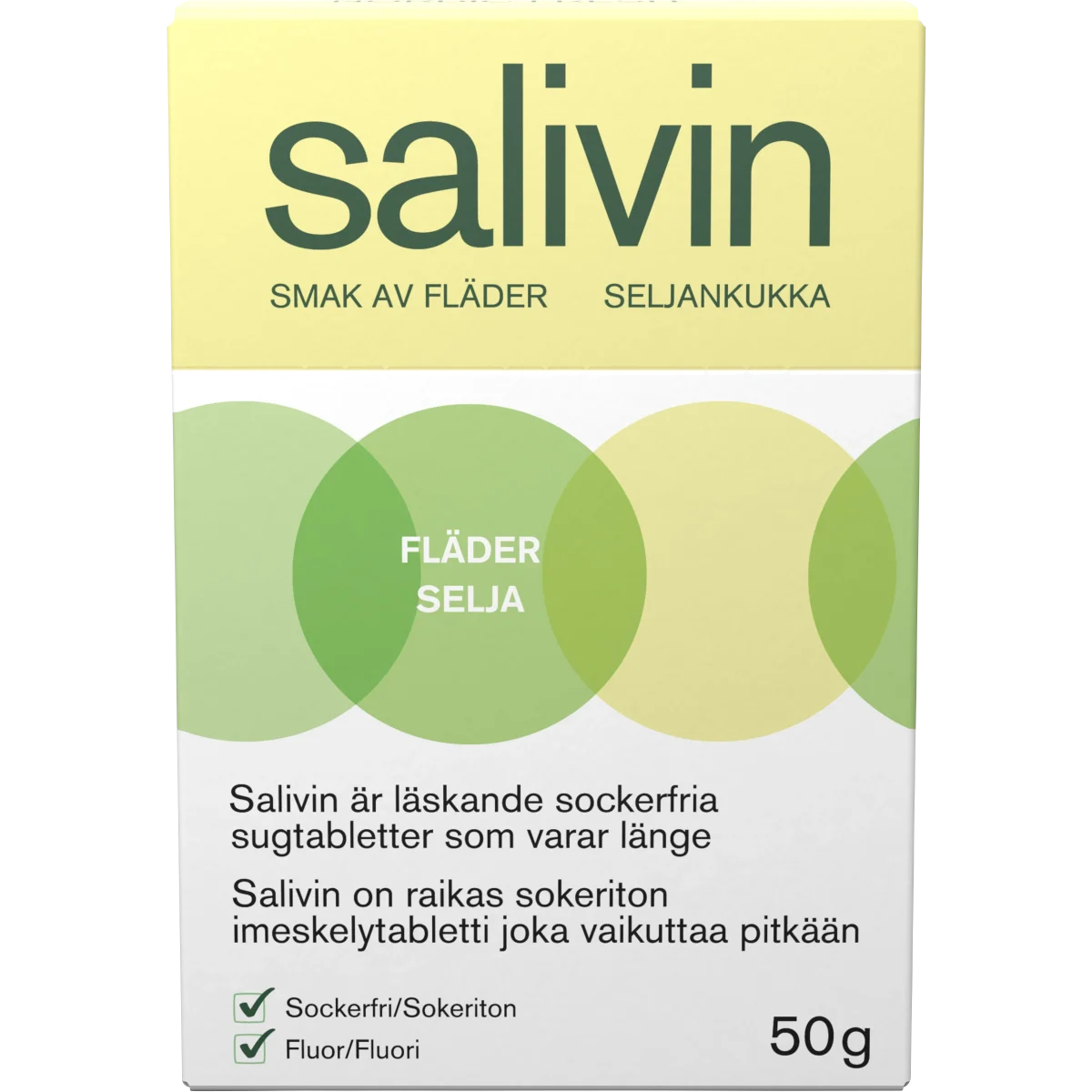 Salivin Nordic Fresh Sugtablett 50 g