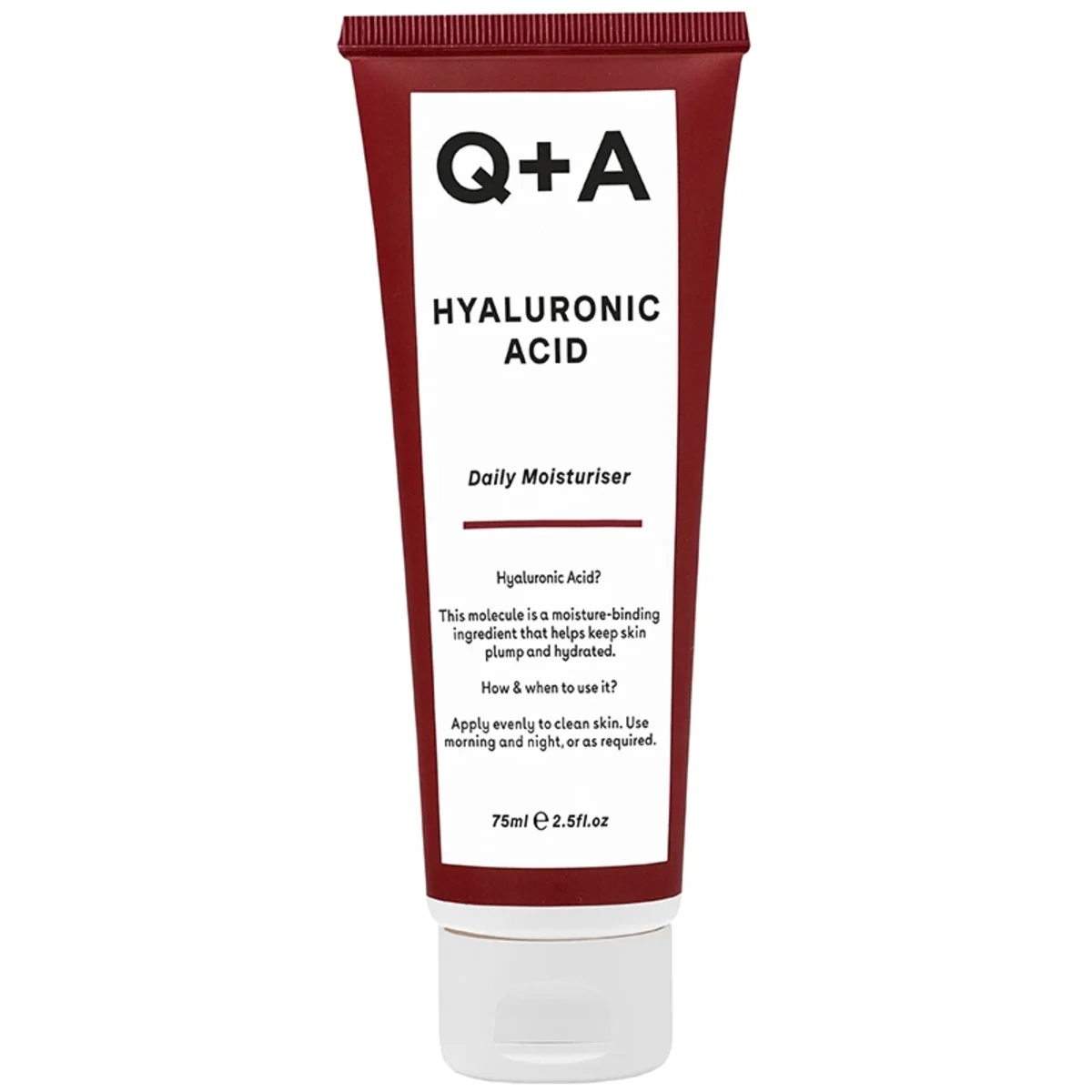 Q+A Hyaluronic Acid Daily Moisturiser 75 ml