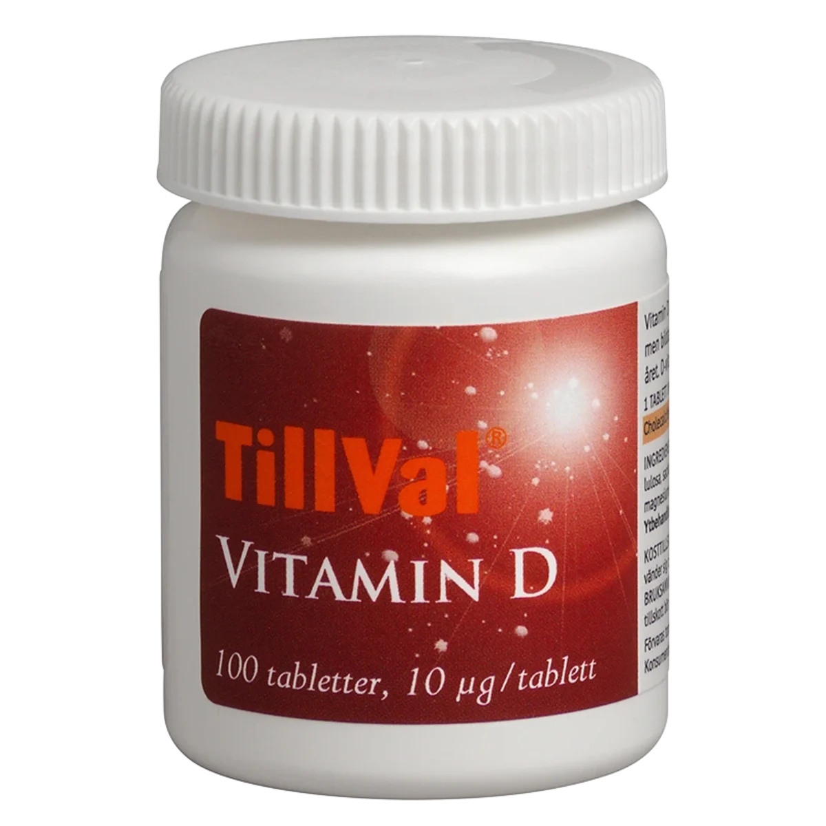 TillVal Vitamin-D 100 Tabletter