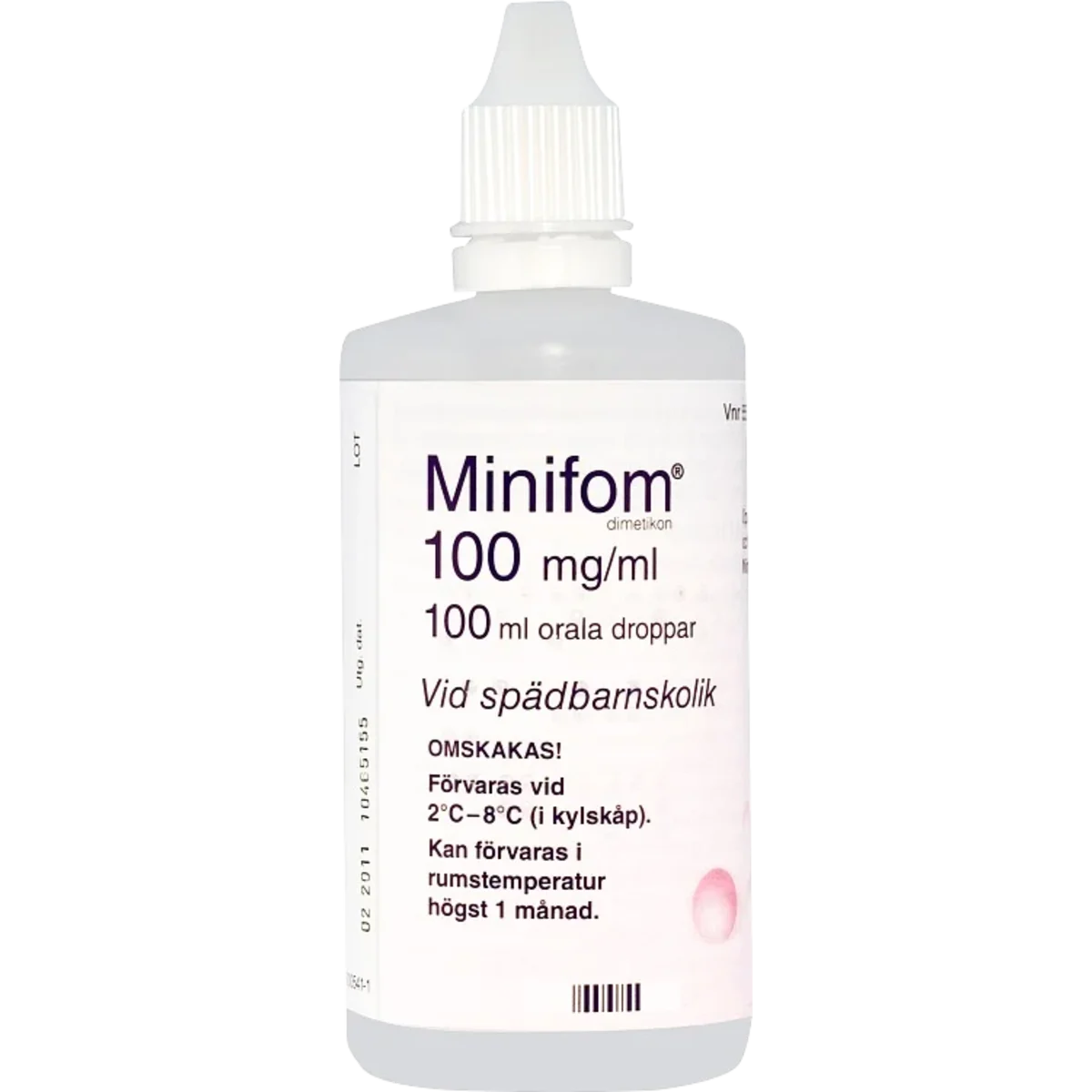 Minifom orala droppar 100 mg/ml 100 ml