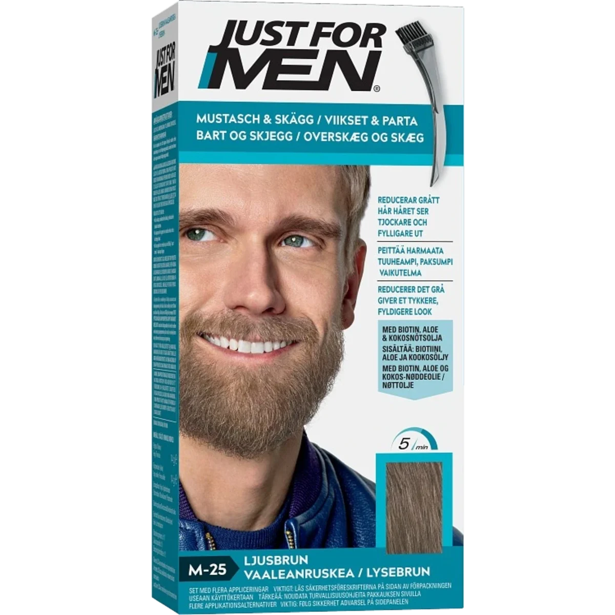 Just For Men Mustache & Beard Skäggfärg Light Brown