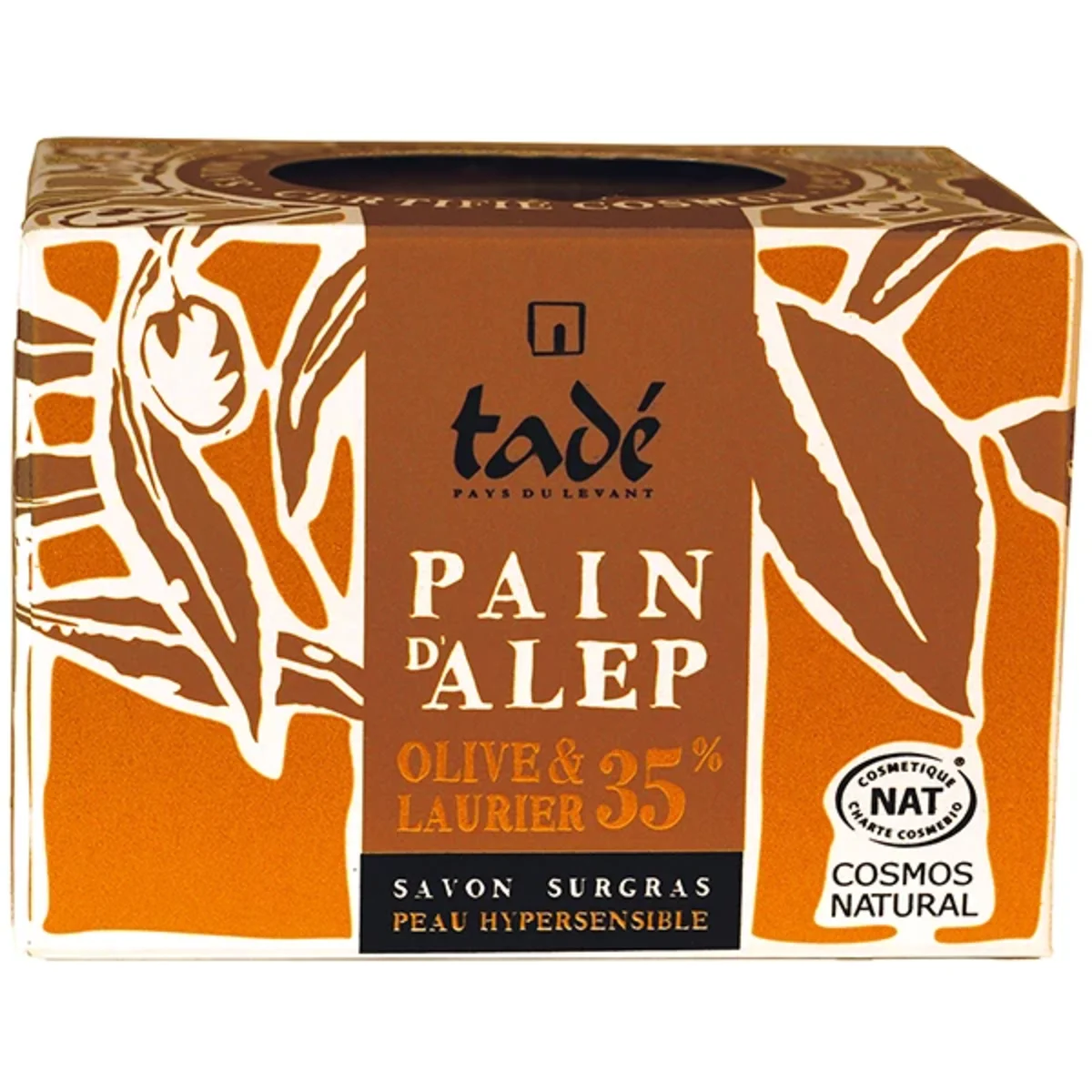 Tadé Pays du Levant Aleppotvål 35% Lagerbärsolja 190 g