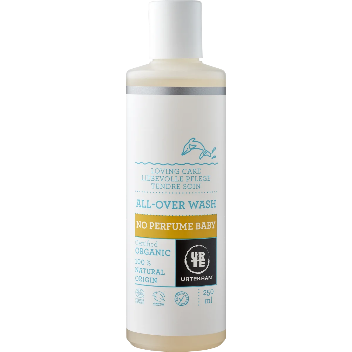 Urtekram No Perfume Baby All-Over Wash 250 ml