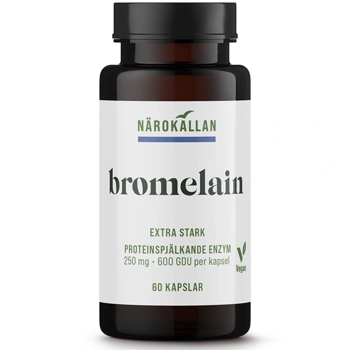 Närokällan Bromelain 600 GDU 60 kapslar