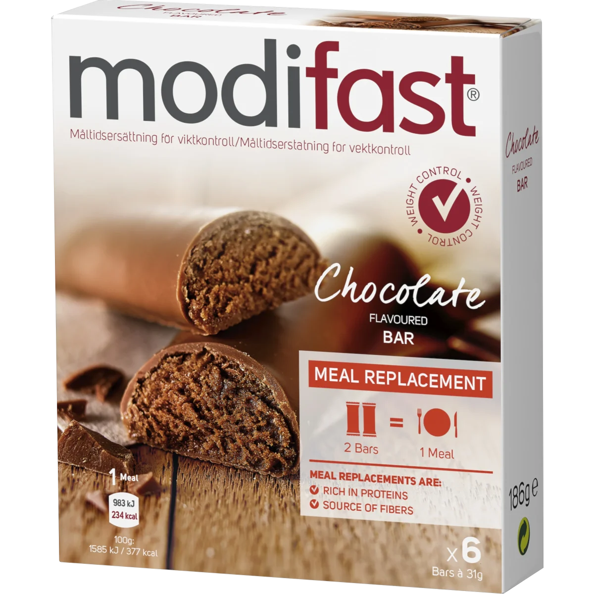 Modifast Bar Choklad 6 st