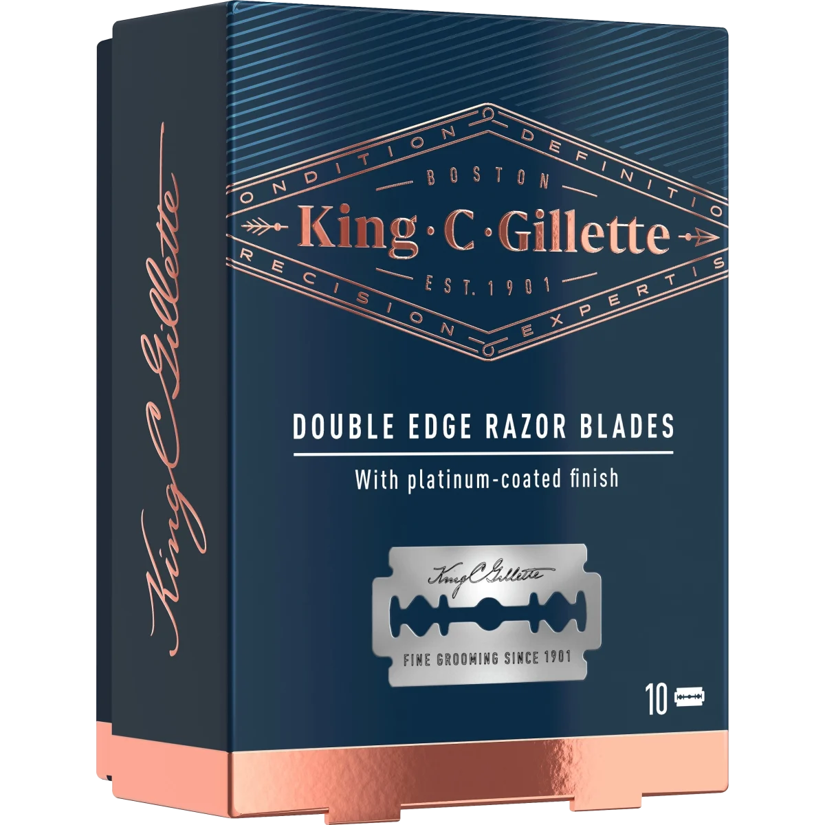 King C Gillette Double Edge Blades 10-pack